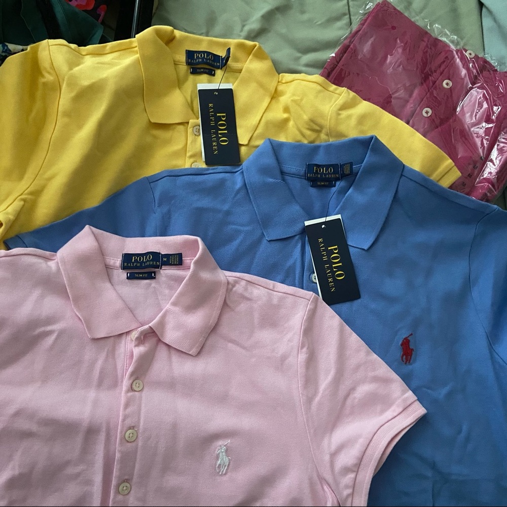 Ralph Lauren polo shirts lot of 4